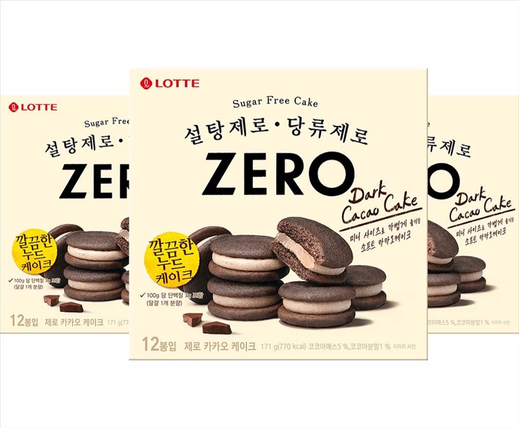 LOTTE 樂天zero零卡低卡巧克力派 14.25G*36入