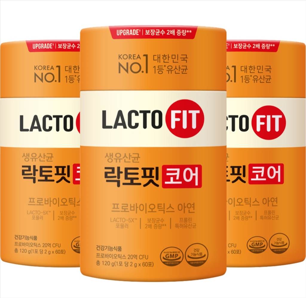 ChongKunDang鐘根堂 LACTO-FIT益生菌 120g*3罐